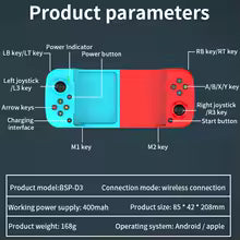 D3 Wireless Stretchable Game Controller Bluetooth 5.0 Mobile Phone Gamepad Controller For Samsung Android IOS